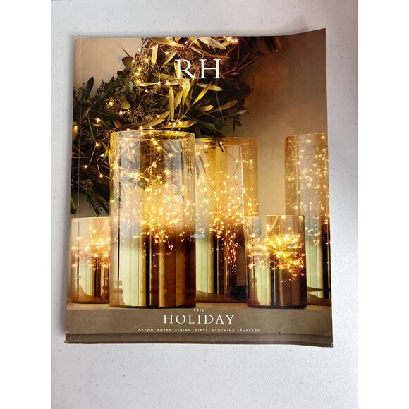 Restoration Hardware Holiday 2015 Catalog Decor Entertaining Gifts - Picture 1 of 6